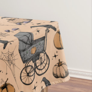 Nappe Porte-bébé gothique orange victorien Halloween