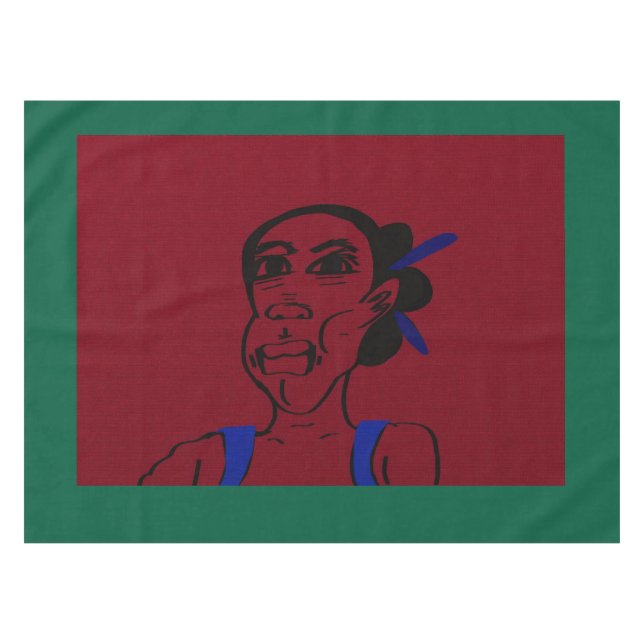 Nappe Portrait africain (Devant (Horizontal))