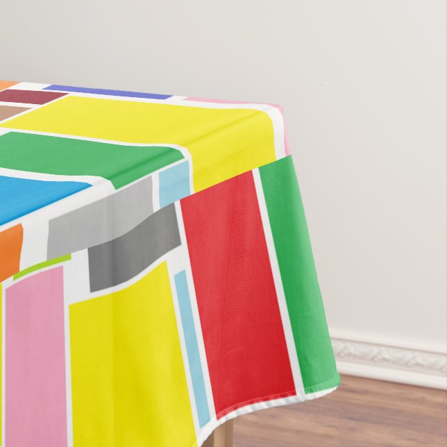 Nappe Positive Vibes Happy Colours Abstract Art Blocks (In Situ)
