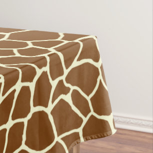 Nappe Poster de animal sauvage de motif de girafe