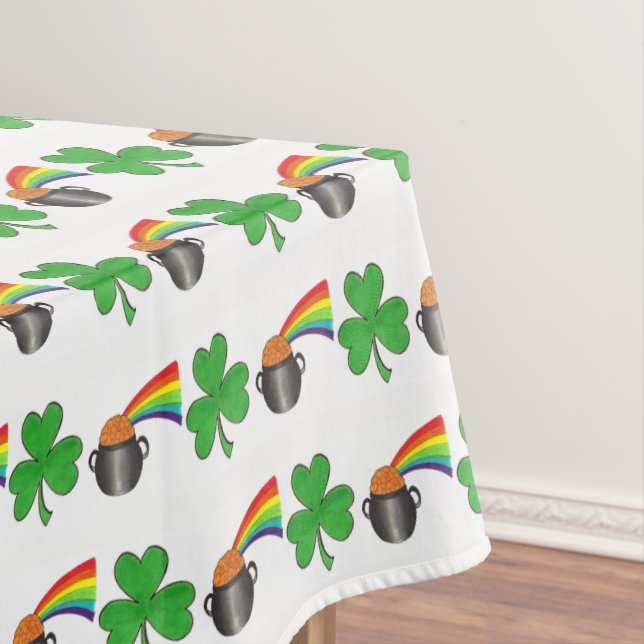 Nappe Pot of Gold Rainbow Shamrock Luck St Patrick's Day (In Situ)