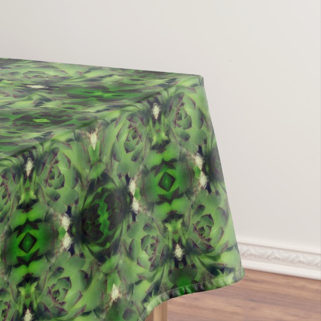 Nappe Poules Et Poules Succulentes Abstraites (In Situ)