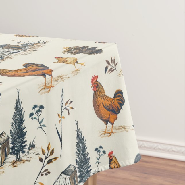 Nappe Poulets d'élevage mignons (In Situ)