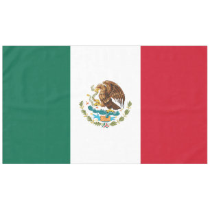 Nappe précise géante de drapeau mexicain