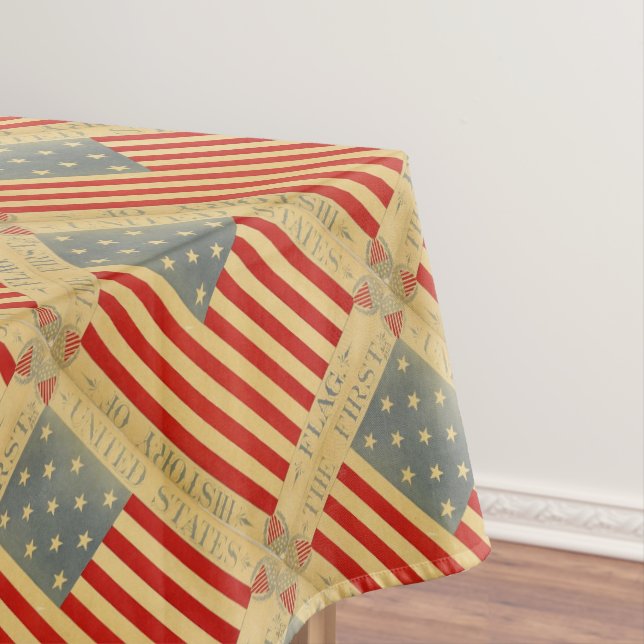 Nappe Premier cru Etats-Unis de drapeau américain (In Situ)