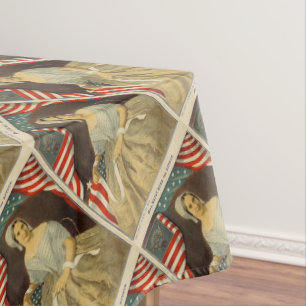 Nappe Premier portrait vintage USA de drapeau américain