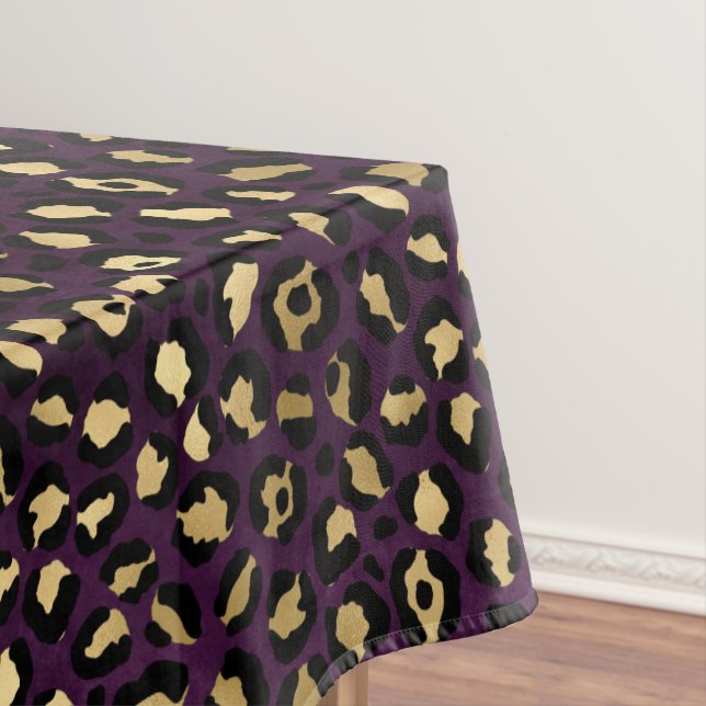 Nappe Purple and Gold Leopard Series Design 2 (In Situ)