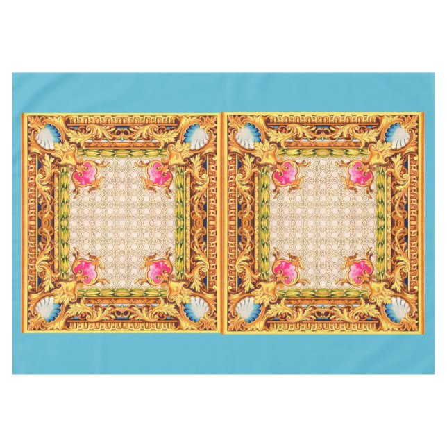 Nappe quatre coins Baroque (Devant (Horizontal))