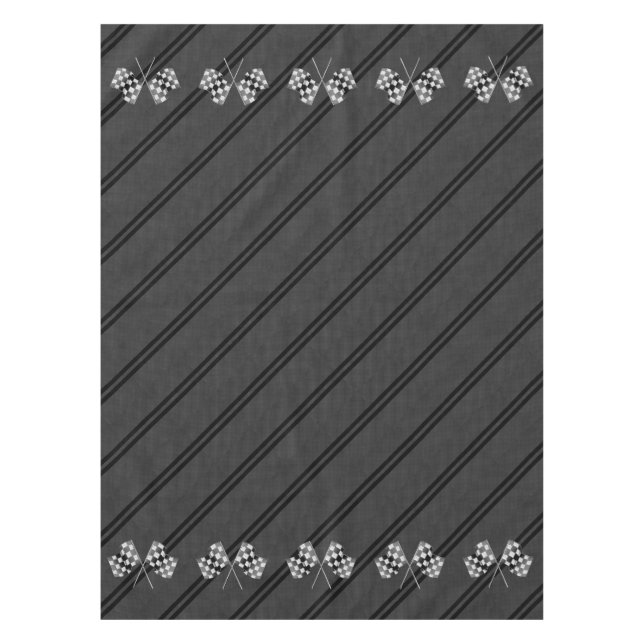 Nappe Racing Flags Design on Stripes Carbon Fiber (Devant)