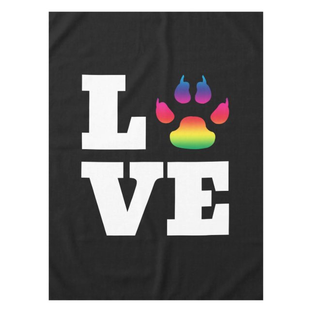 Nappe Rainbow paw (Devant)
