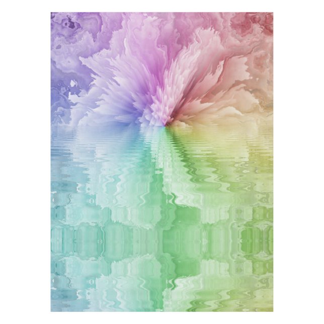 Nappe Rainbow Peony Tie Dye Hippie (Devant)