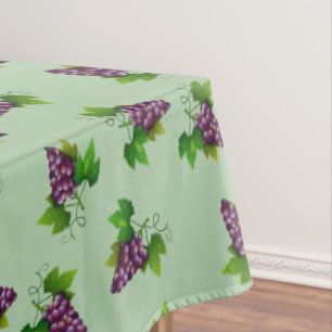 Nappe Raisins de vin rouge sur Lime Green