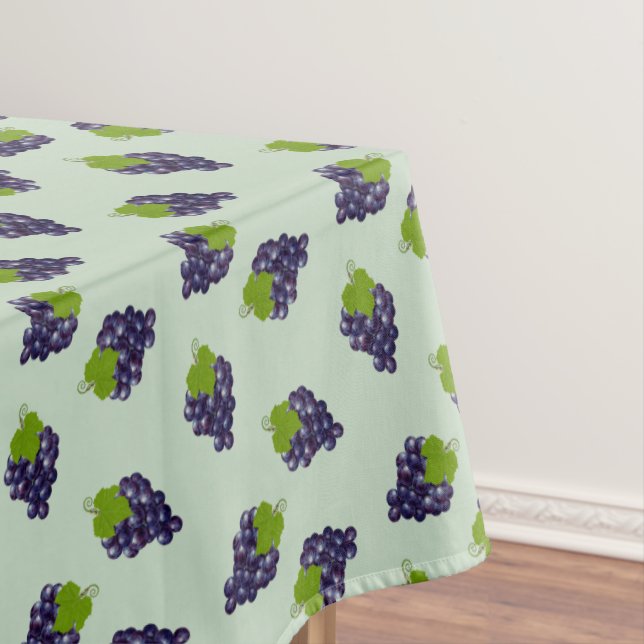 Nappe Raisins sur le vert de Laurel Lumière (In Situ)