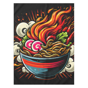 Nappe Ramen Épicé Art de Rue des Nouilles Japonaises