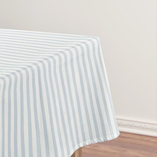 Nappe Rayures Bleues Blanches Élégantes (In Situ)
