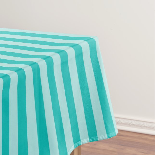 Nappe Rayures Classiques Teintes Bleues Bicolores   (In Situ)