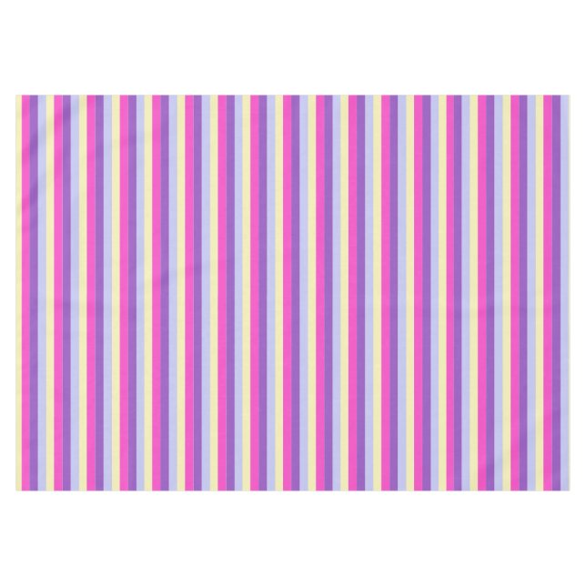 Nappe Rayures Colorées  (Devant (Horizontal))