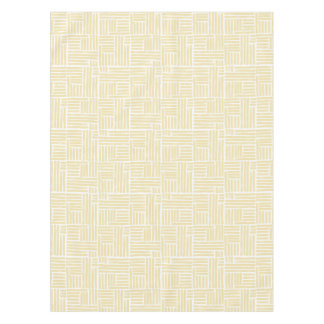 Nappe Rayures de rouleau d'encre jaune sur blanc