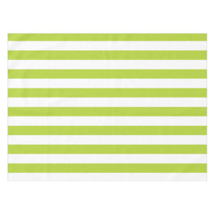 Nappe Rayures de vert de chaux