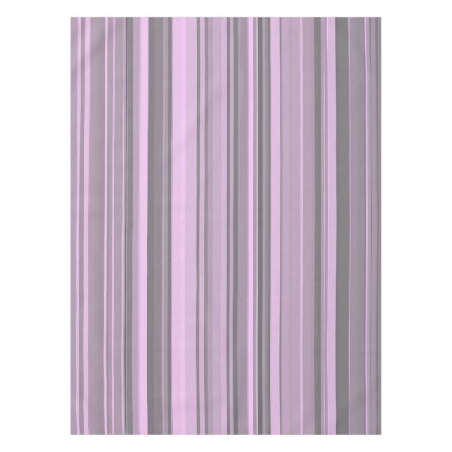 Nappe Rayures Gris Violet (Devant)