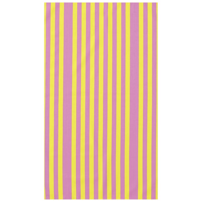 Nappe Rayures Jaune Rose (Devant)