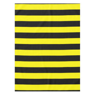 Nappe Rayures jaunes et noires