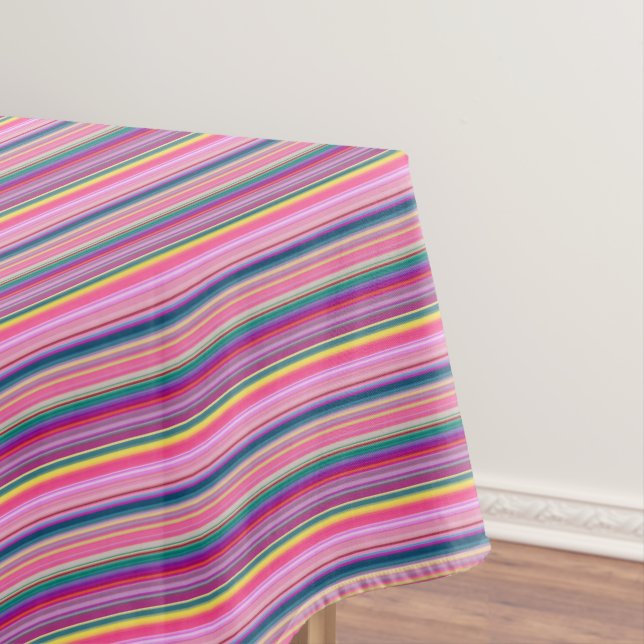 Nappe Rayures multicolores rétro (In Situ)