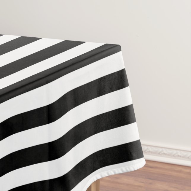 Nappe Rayures noires nautiques (In Situ)