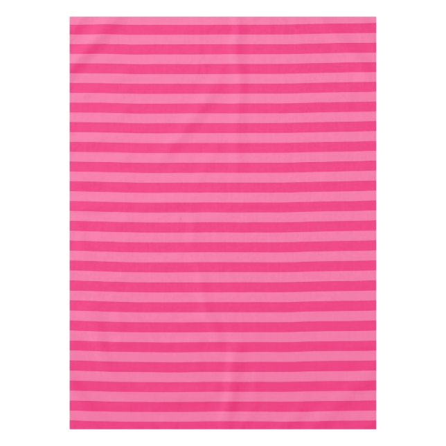 Nappe Rayures rose pâle et rose chaud (Devant)