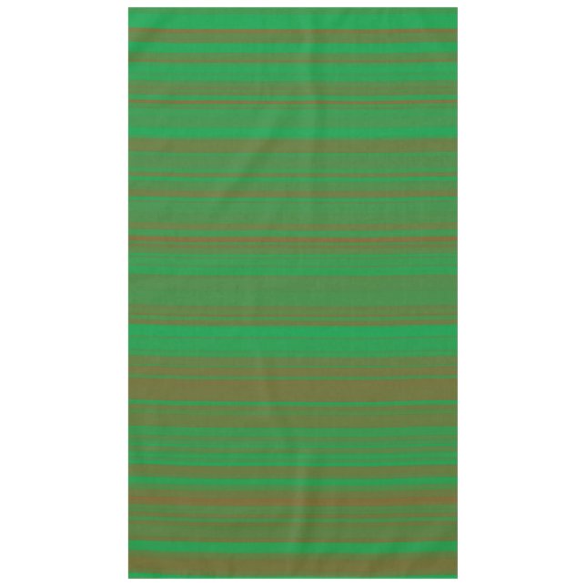 Nappe Rayures Vert Marron (Devant)