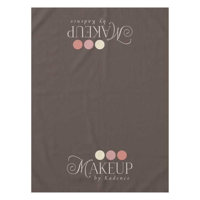 Nappe Readymade Logo Makeup Artist Tablecloth Runner (Devant)