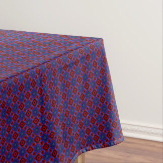 Nappe Red With Blue Stars