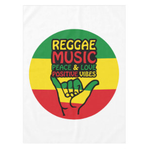 Nappe Reggae Shaka Main avec des citations positives