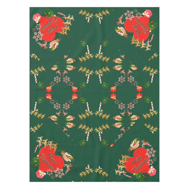 Nappe Reindeer Père Noël de Noël (Devant)