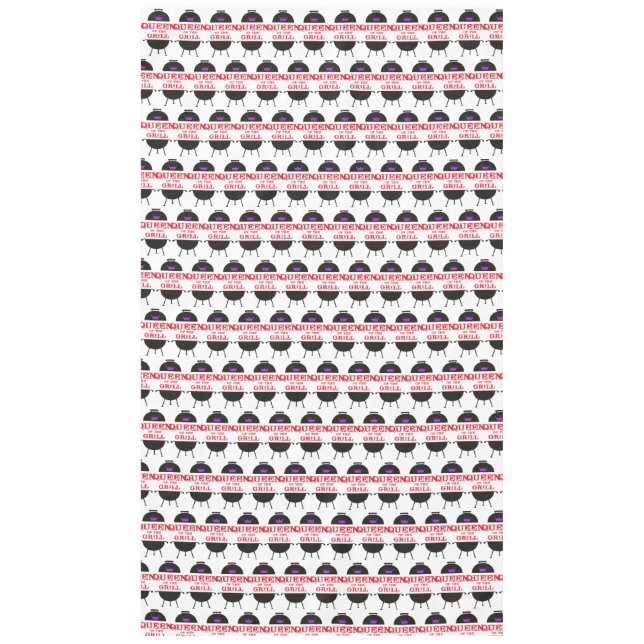 Nappe Reine Du Grill, Rouge Couronne Violet (Devant)