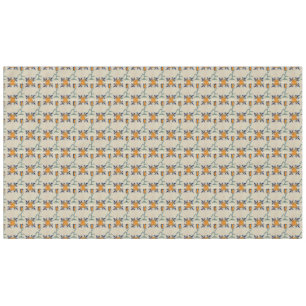 Nappe Repro Tulipe jaune traditionnelle Delft Tile