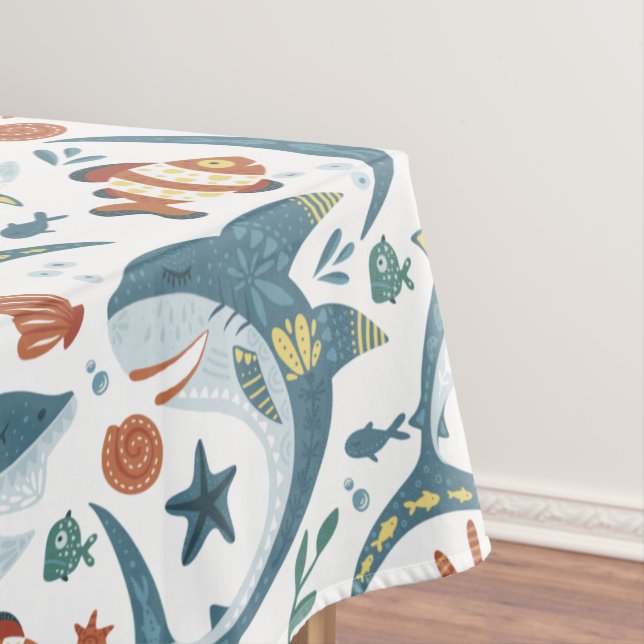 Nappe Requins modernes Motifs sans couture Enfants d'ann (In Situ)