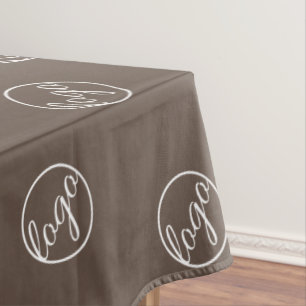Nappe Restaurant Brown personnalisé Commerce Logo Busine