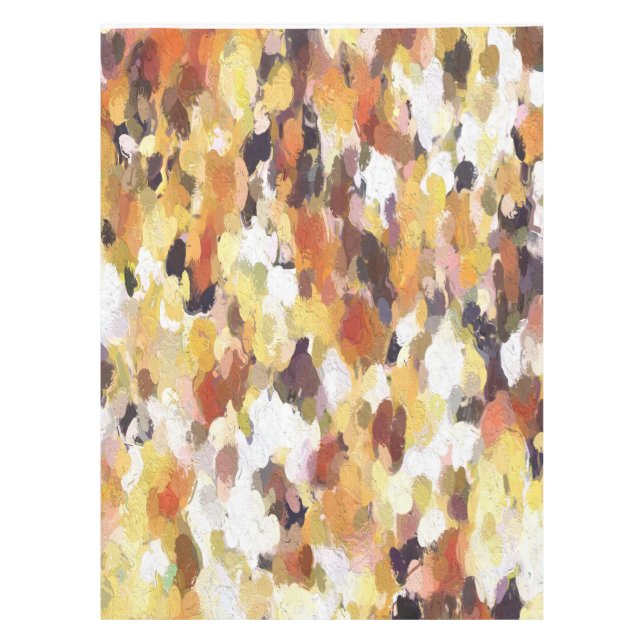 Nappe Résumé Huile Abstraite d'Automne (Devant)