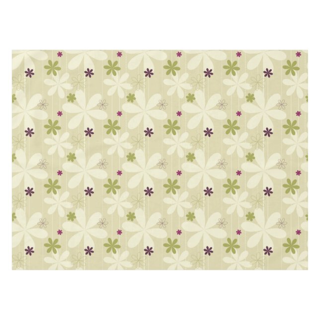 Nappe Rétro arrière - plan floral (Devant (Horizontal))