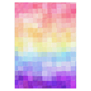 Nappe Rétro Bohème Funky Excentrique Xénogenre Carreaux 