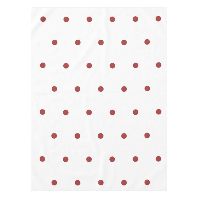 Nappe Retro Chic Red Polka Dots Pattern Spring & Summer  (Devant)