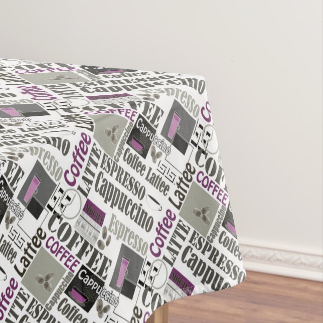 Nappe retro coffee kitchen pattern for espresso latte  (In Situ)