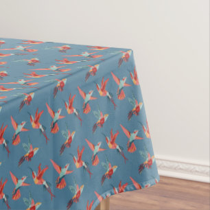 Nappe Rétro motif 2 de colibri
