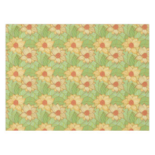 Nappe Rétro motif de magnolia