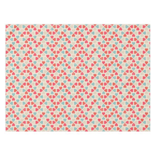 Nappe Rétro motif de Saint-Valentin