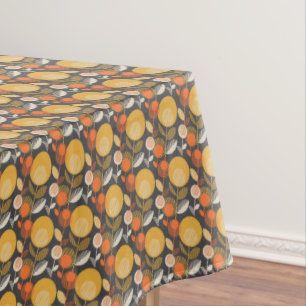 Nappe Rétro motif floral classique