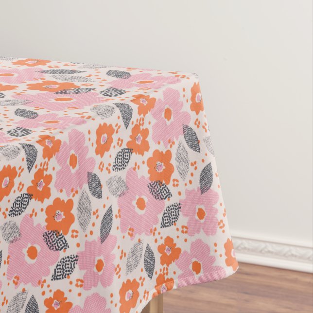Nappe Rétro motif floral mignon (In Situ)