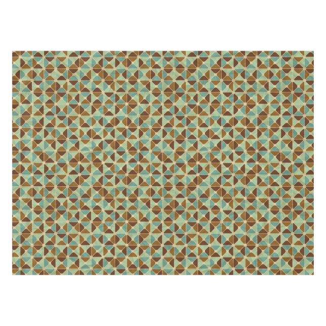 Nappe Rétro motif géométrique (Devant (Horizontal))
