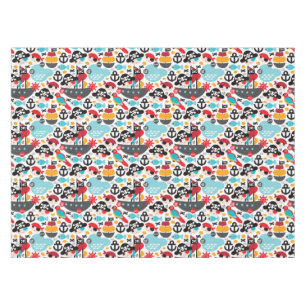 Nappe Rétro navigation d'illustration de pirates